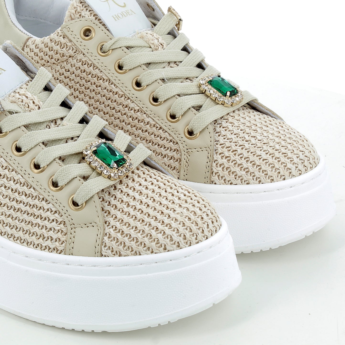 Scarpe Hodea donna ERIKA02PSP25RAFIA BEIGE