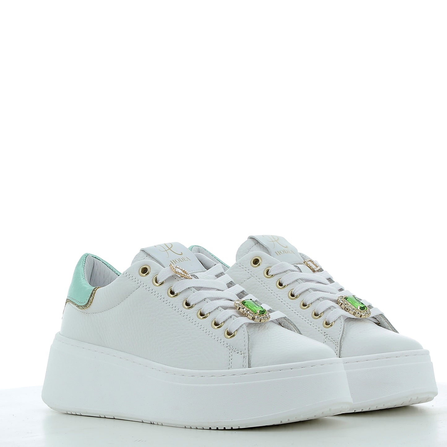 Scarpe Hodea donna ERIKA03PSP25BIANCO VERDE
