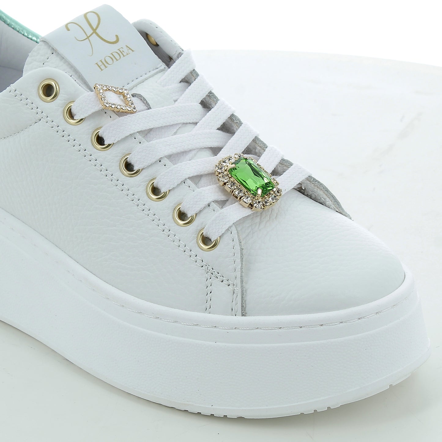 Scarpe Hodea donna ERIKA03PSP25BIANCO VERDE