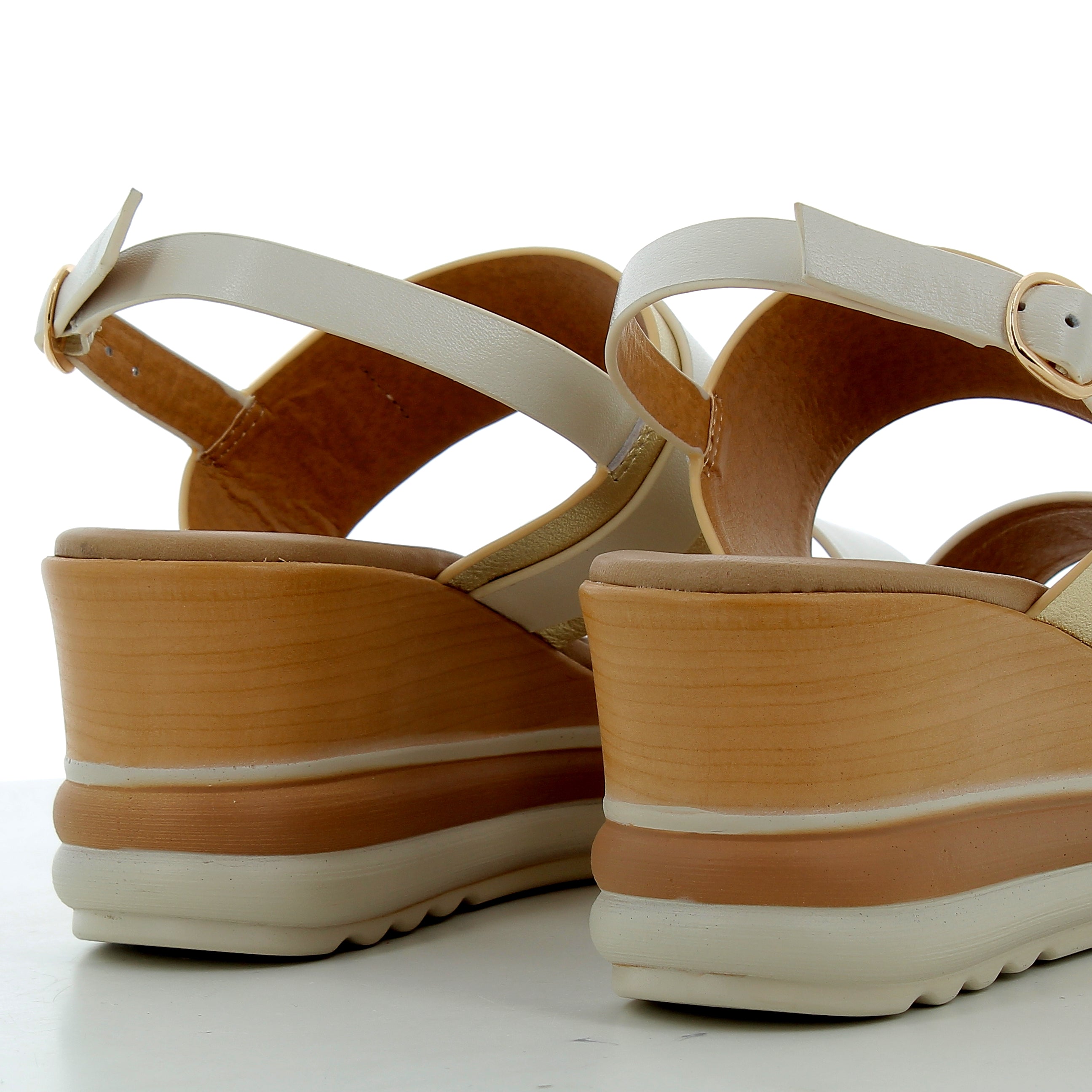 Hodea women's shoes 20238LRP25 IVORY PLATINUM