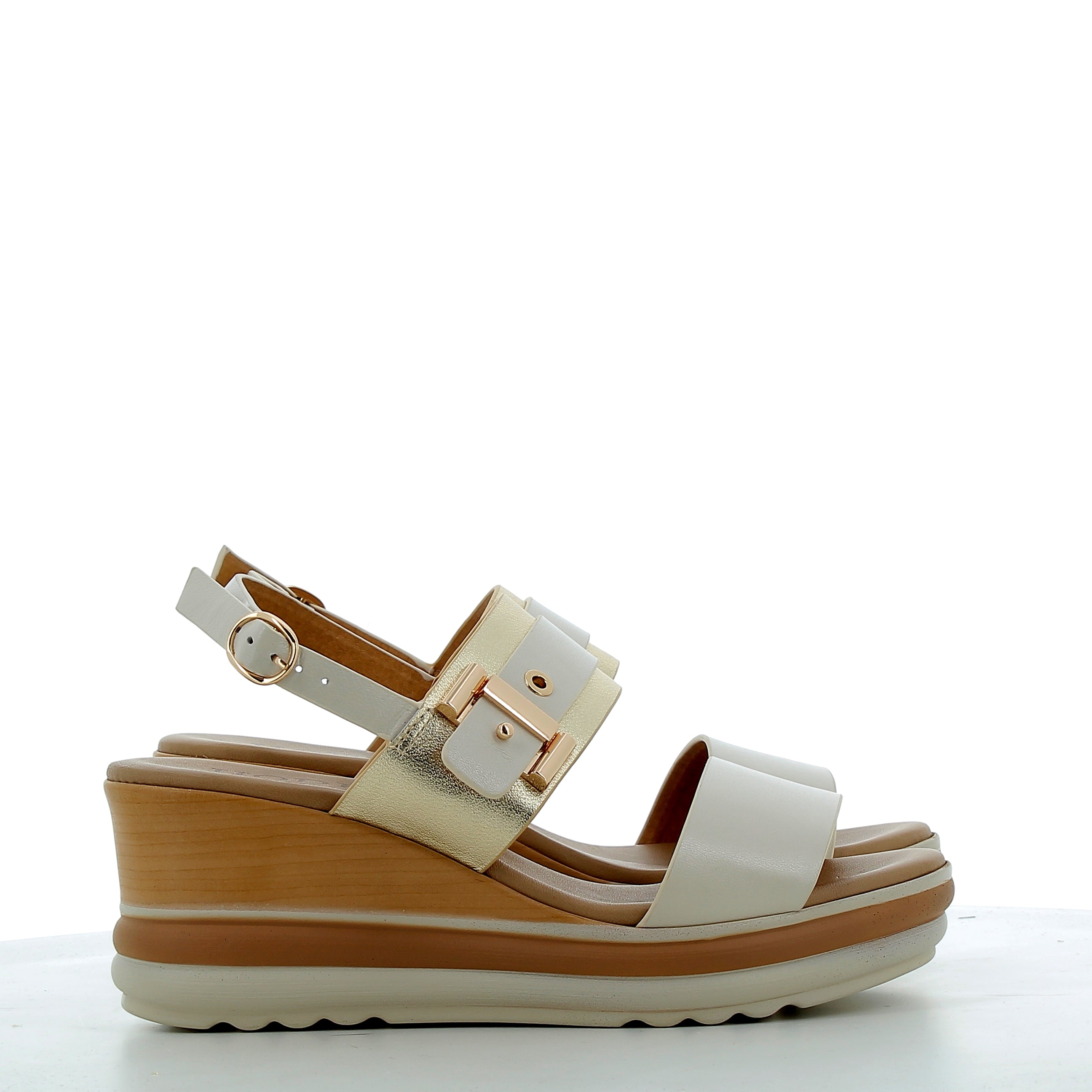 Hodea women's shoes 20238LRP25 IVORY PLATINUM