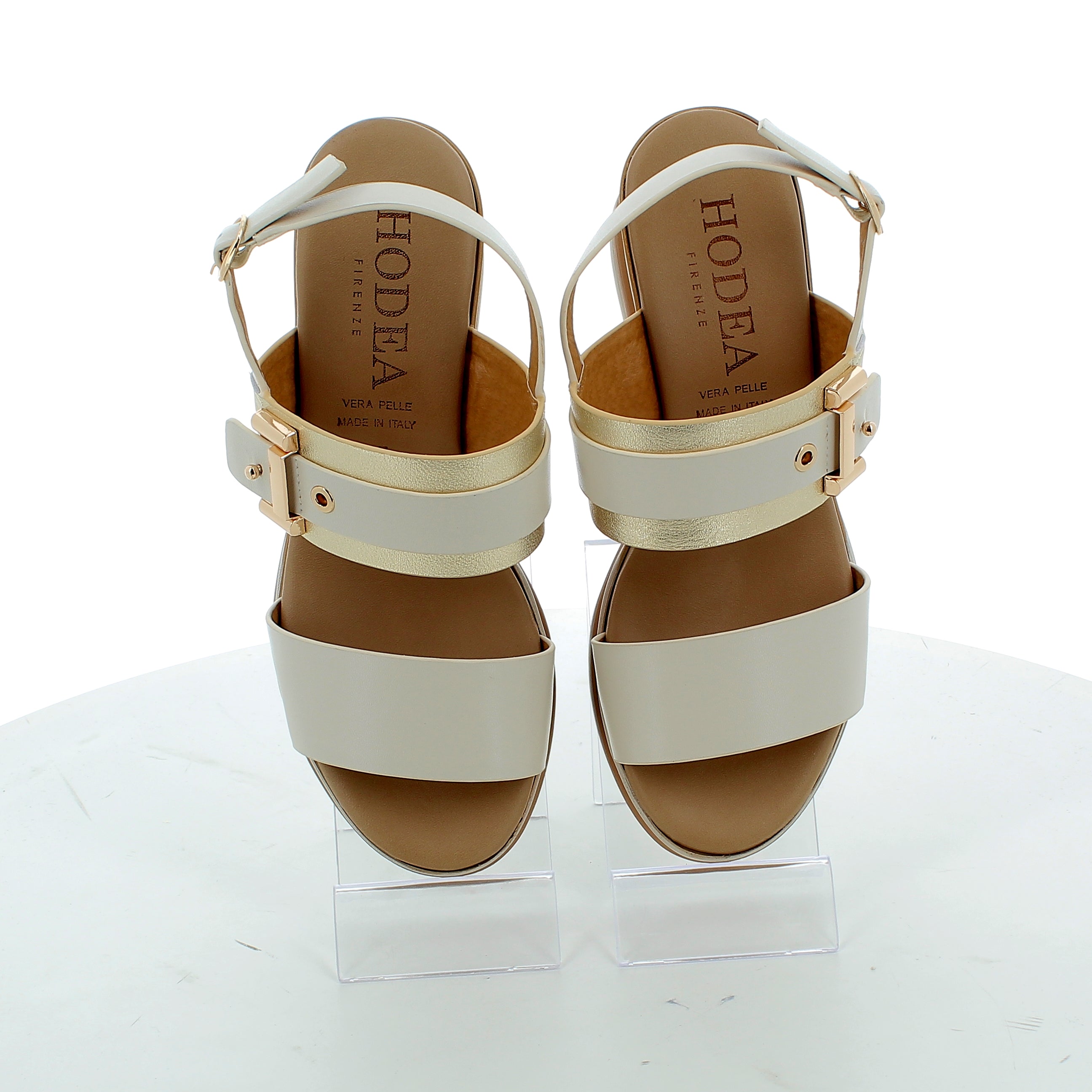 Hodea women's shoes 20238LRP25 IVORY PLATINUM