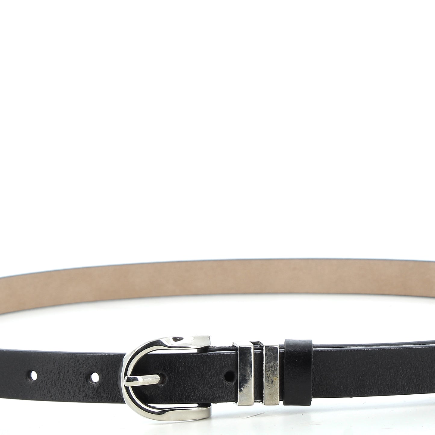 CintureHodea donna PEL03P25 NERO ARGENTO