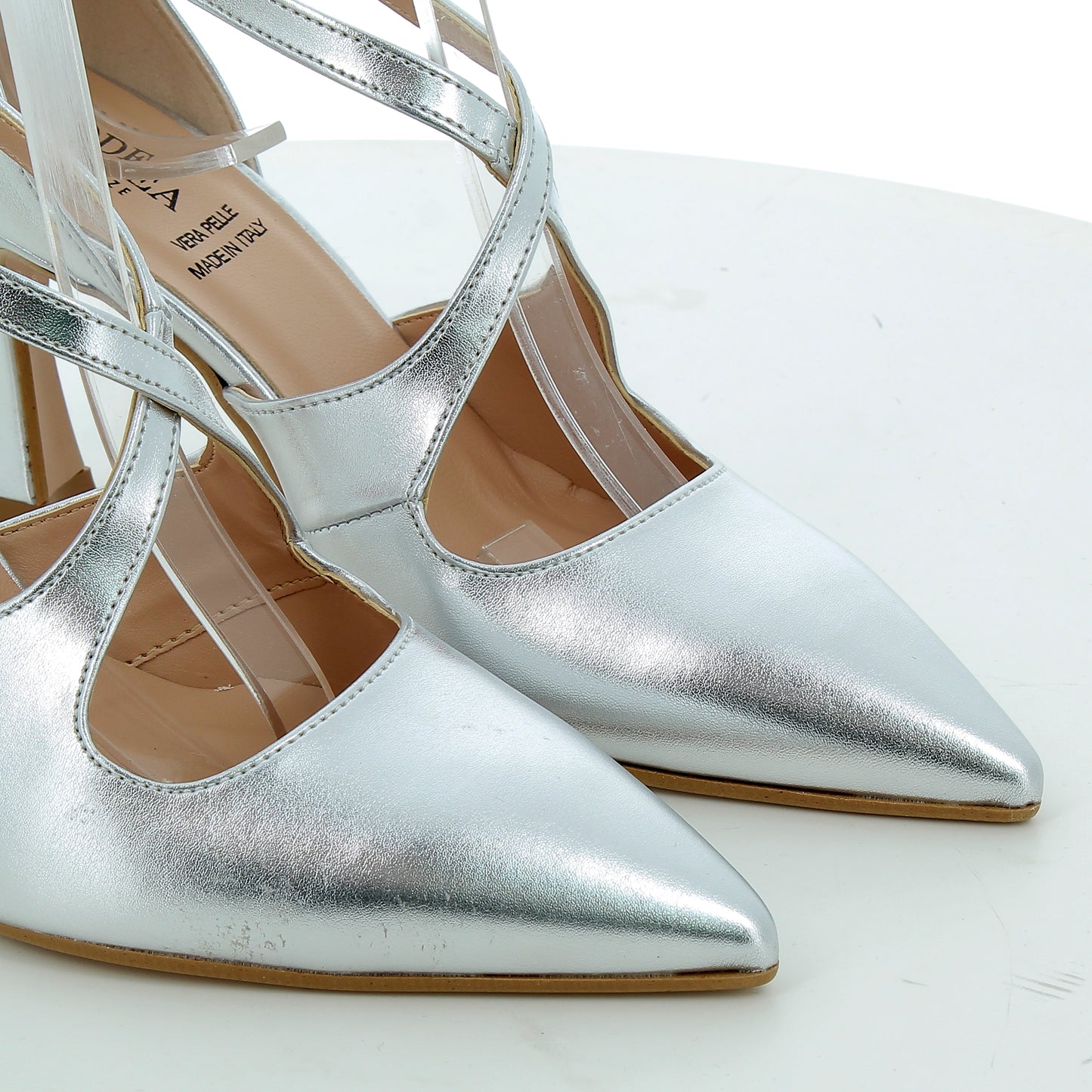 Scarpe Hodea donna A78FRP25 LAM ARGENTO