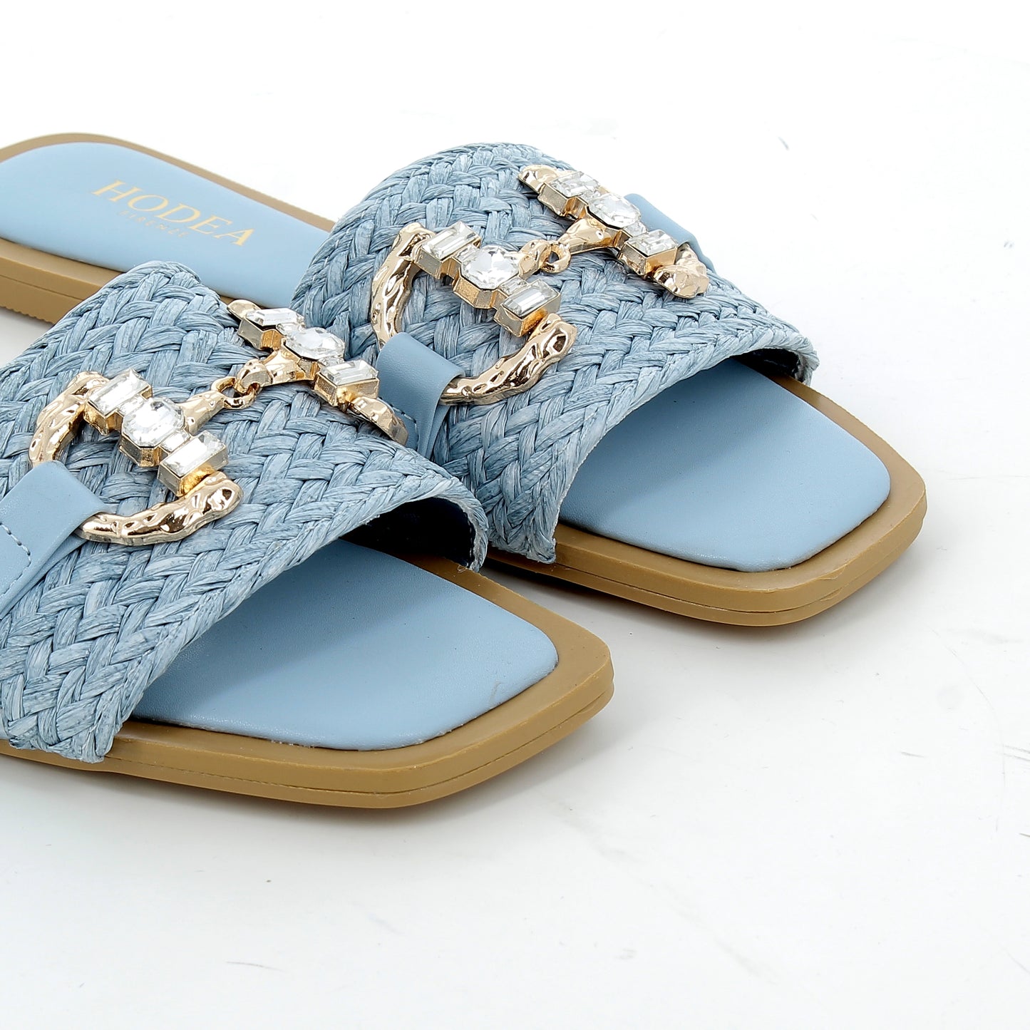 Scarpe Hodea donna 2520XSP25 RAFFIA CIELO