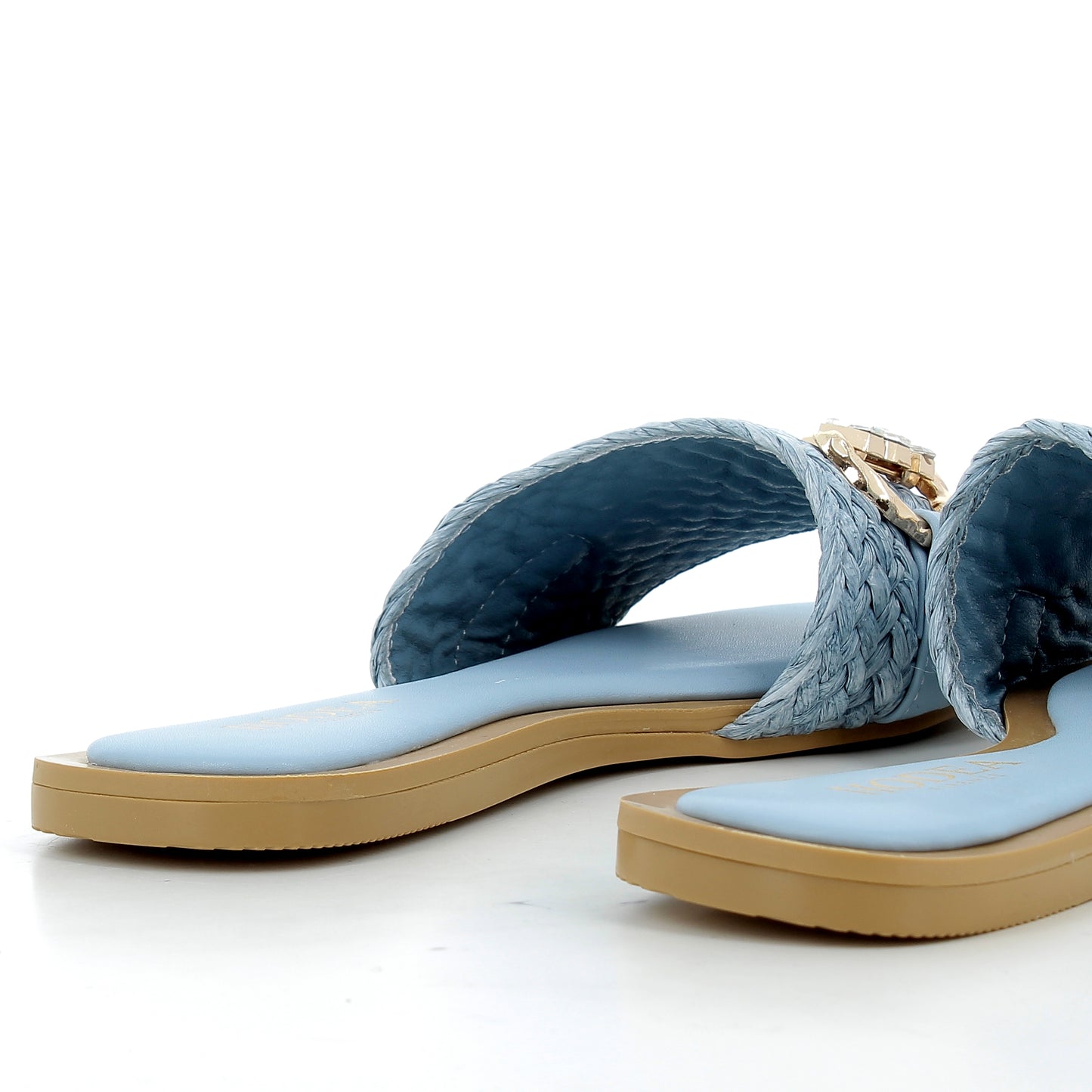 Scarpe Hodea donna 2520XSP25 RAFFIA CIELO