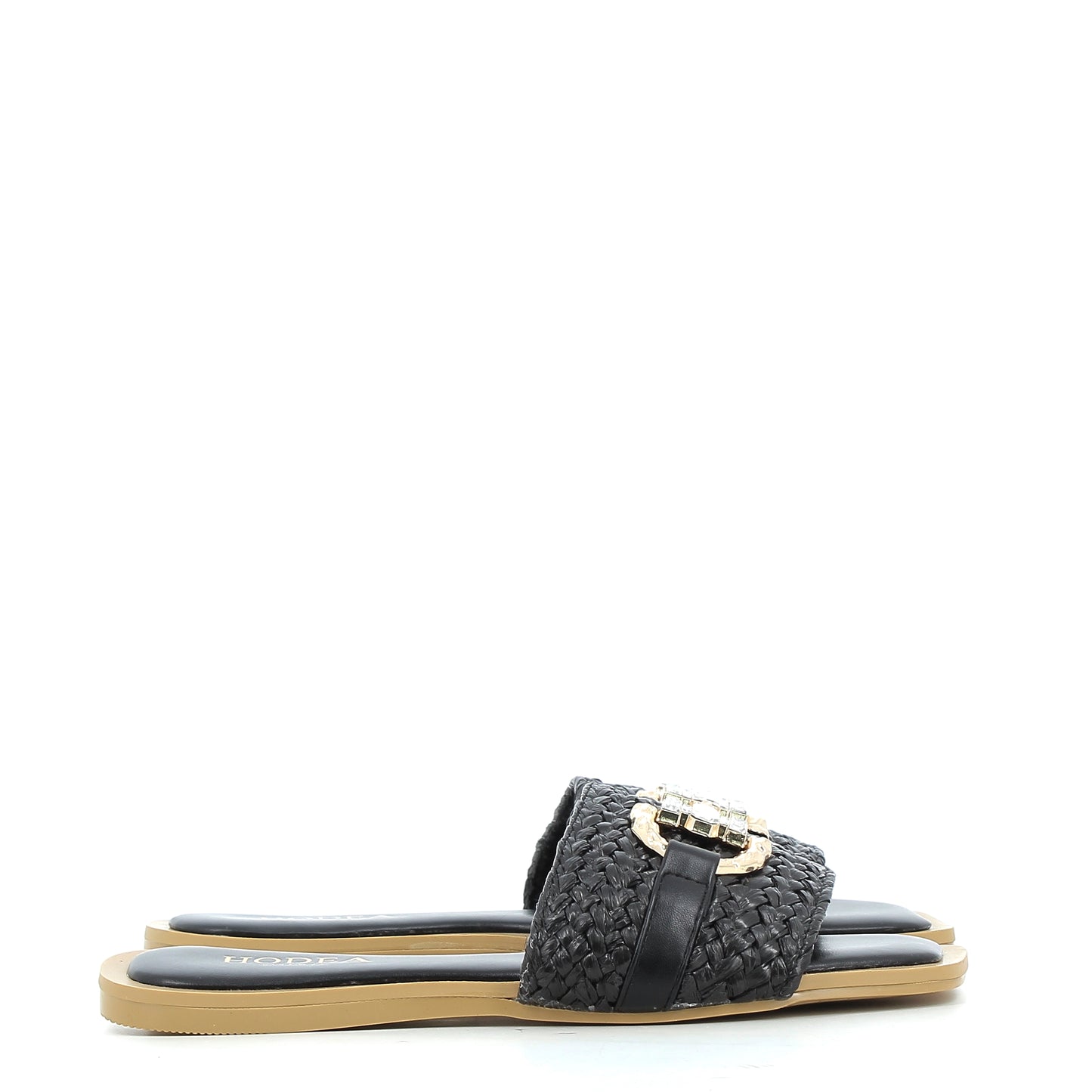Scarpe Hodea donna 2520XSP25 RAFFIA NERO