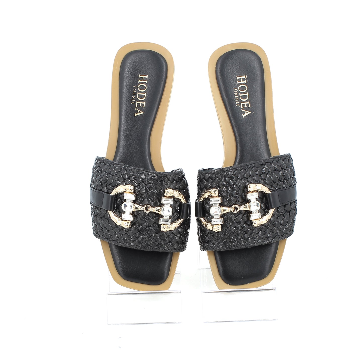 Scarpe Hodea donna 2520XSP25 RAFFIA NERO