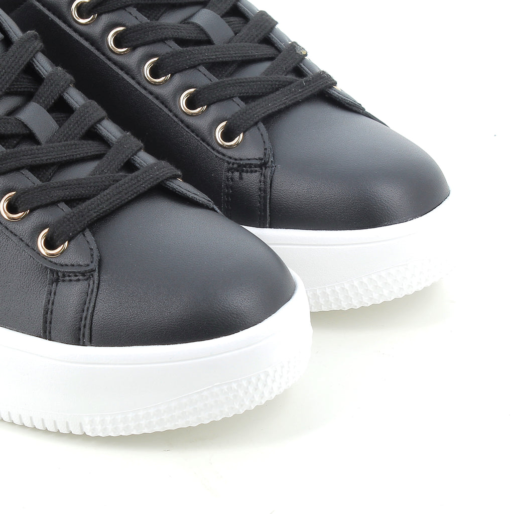 Buty damskie Hodea LILYBPA24 CZARNO-BIAŁE