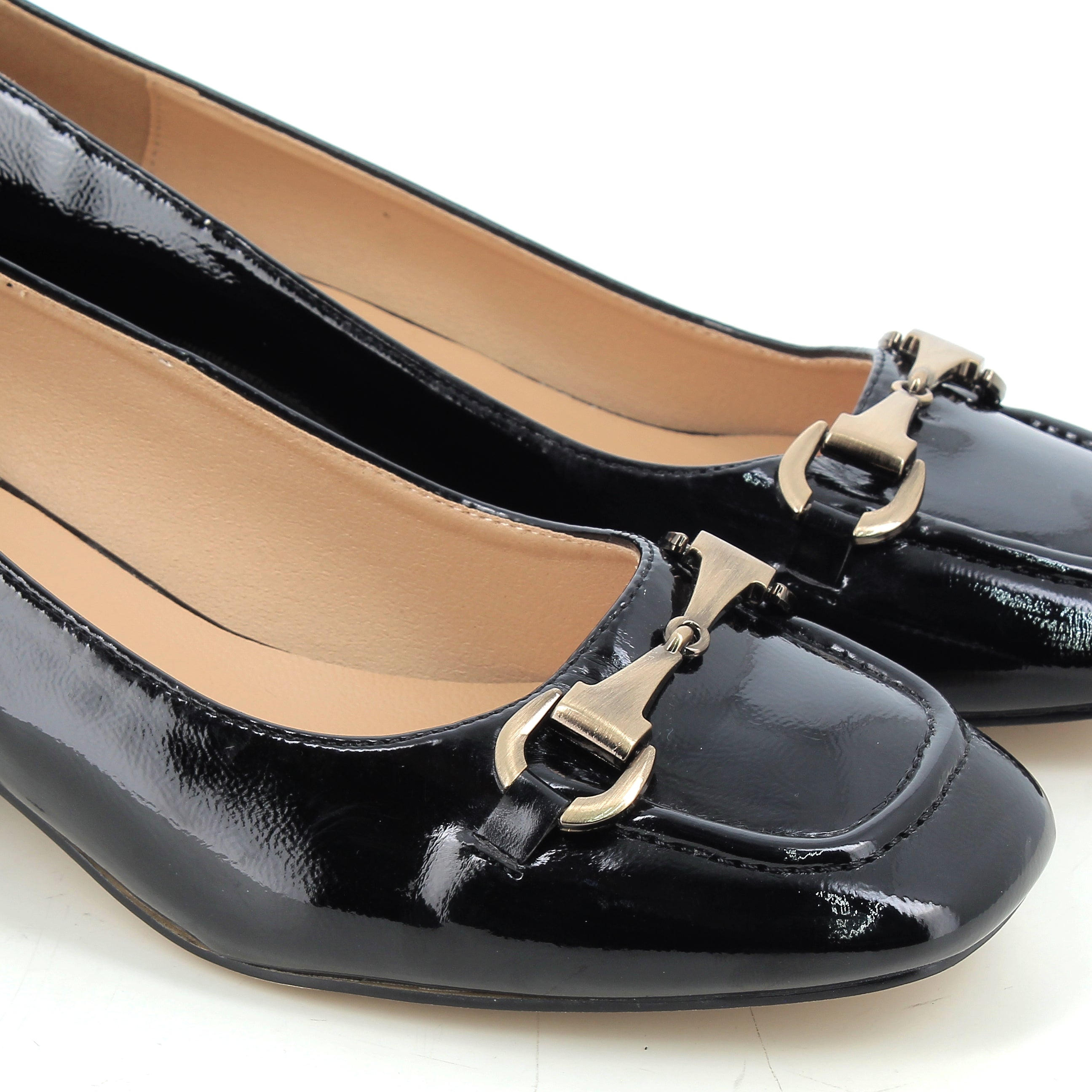 Hodea women's shoes ADA06CSA24 NAPLAK BLACK