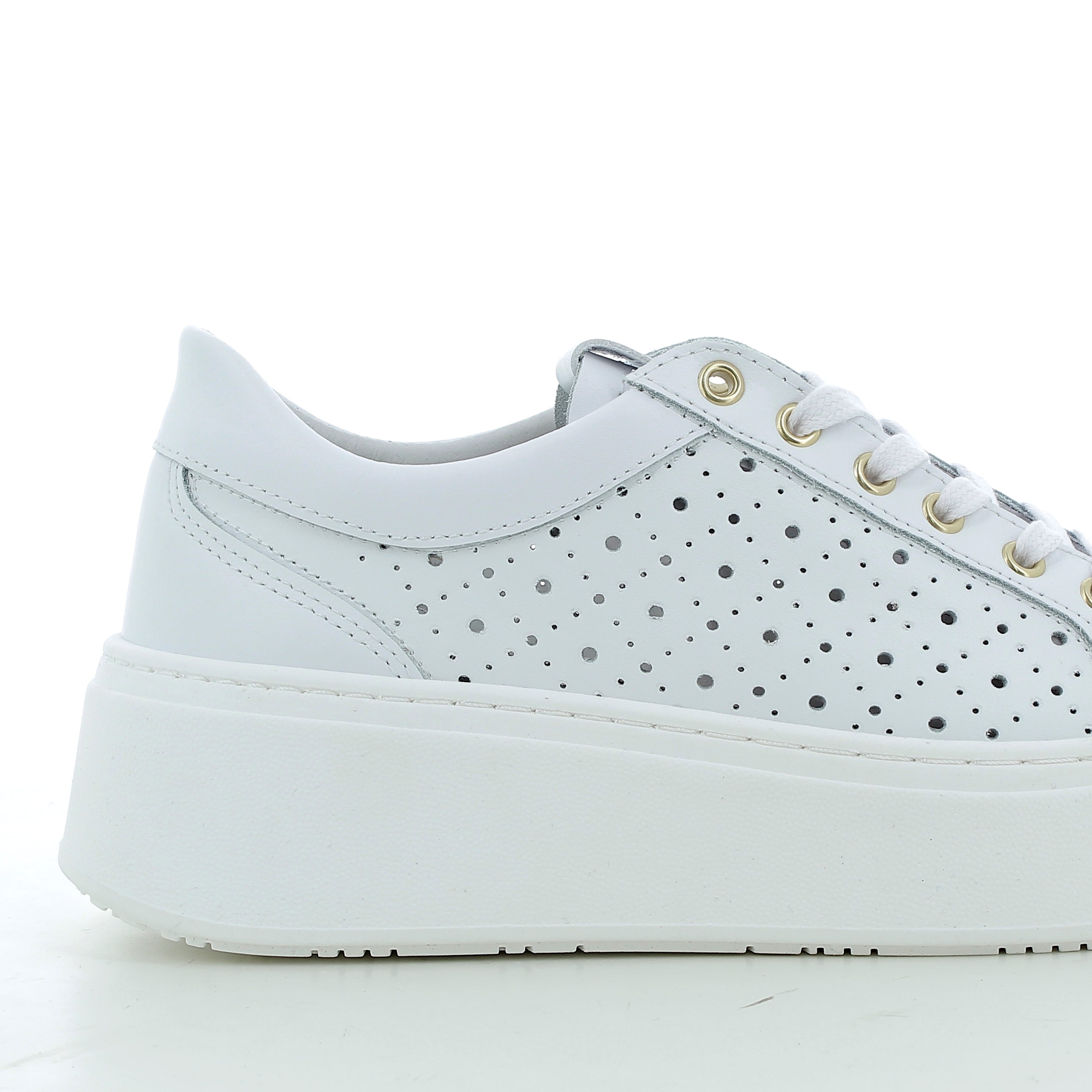 Buty damskie Hodea ERIKA01PSP25FORATO WHITE