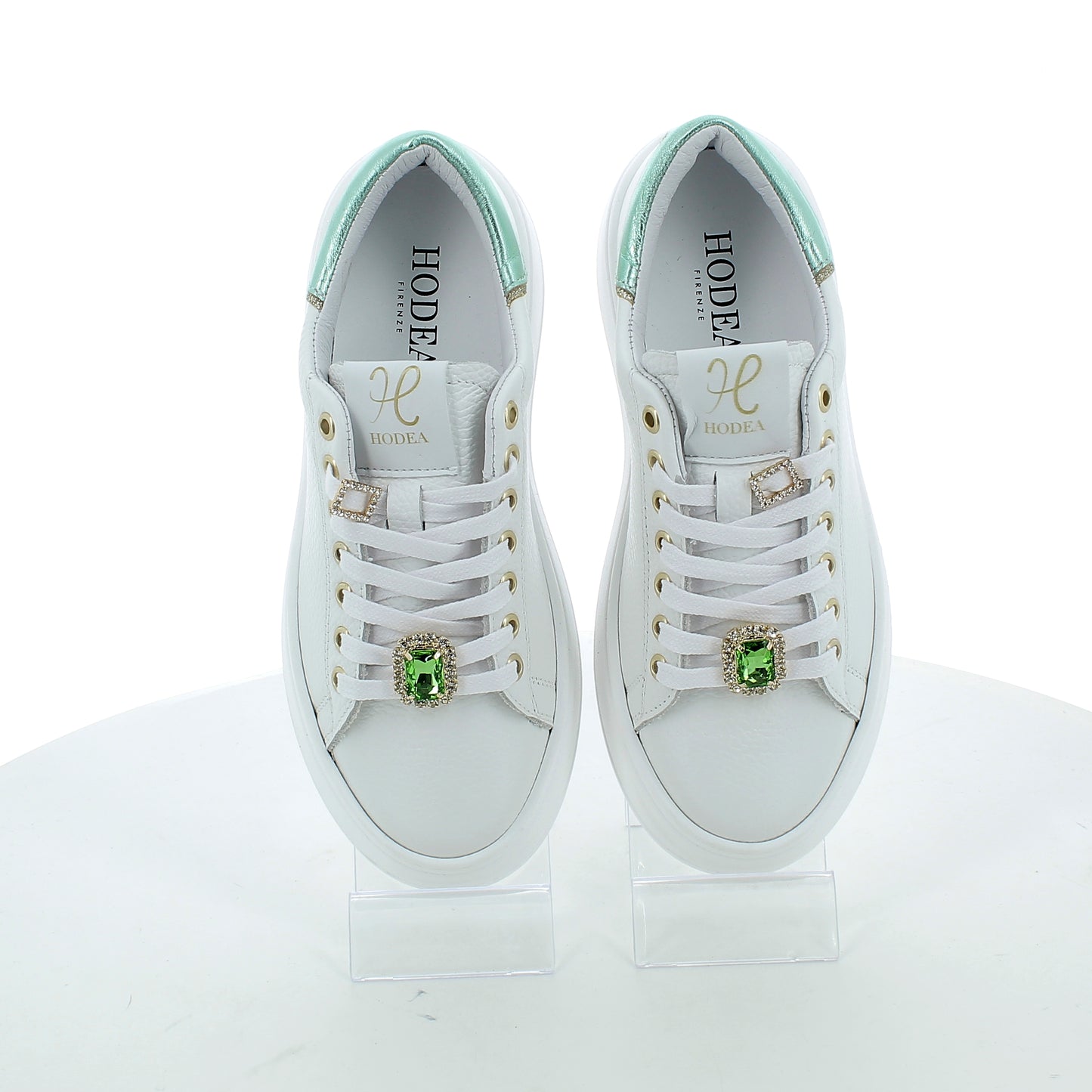 Scarpe Hodea donna ERIKA03PSP25BIANCO VERDE