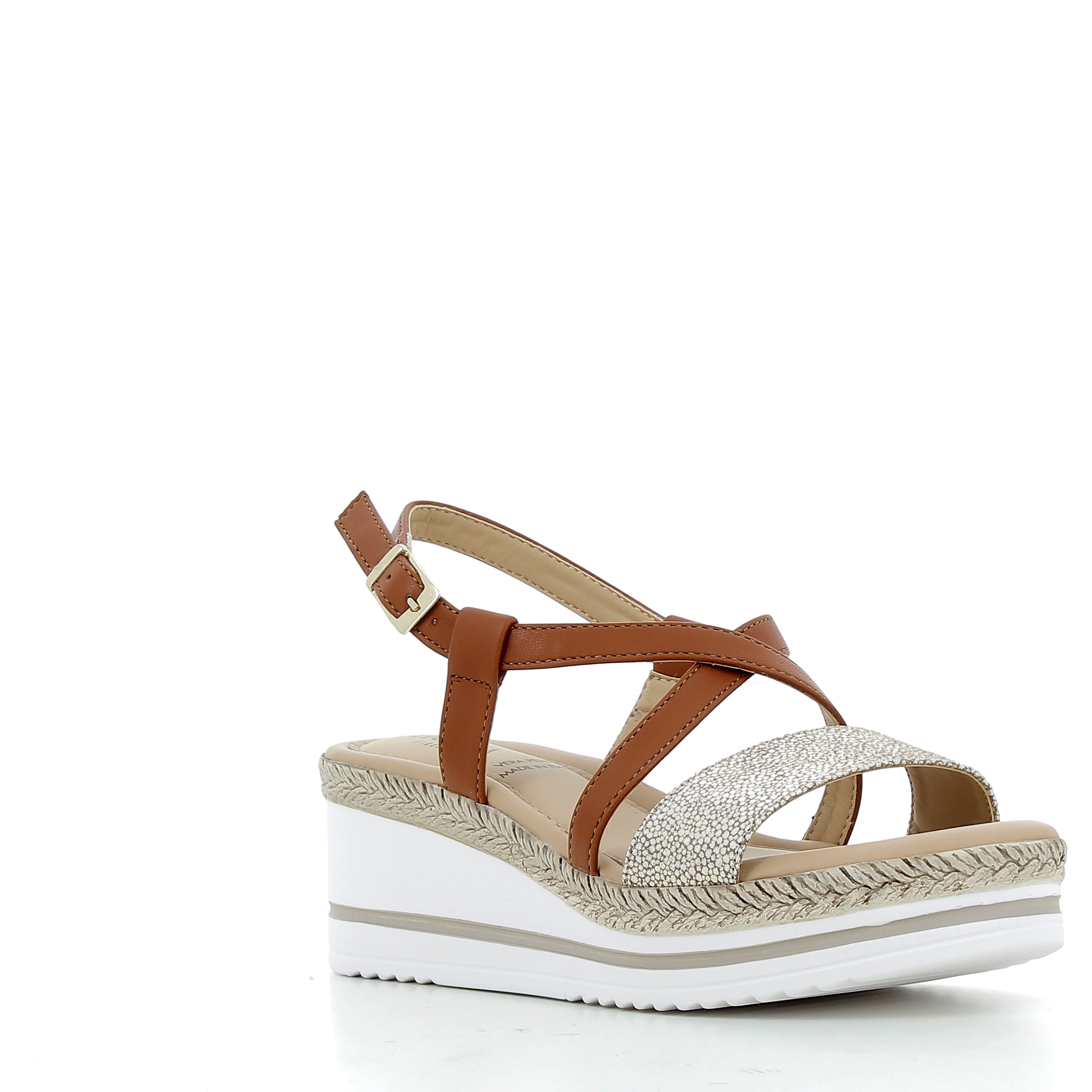 Hodea women's shoes 795109ISP25 BEIGE LEATHER 