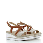 Hodea women's shoes 795109ISP25 BEIGE LEATHER 