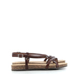 Hodea women's shoes 1823PLP25 CHOCOLATE