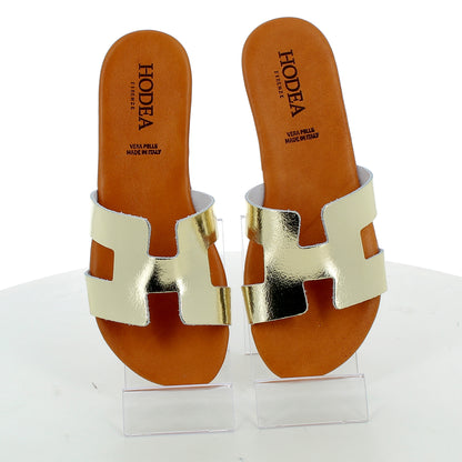 Scarpe Hodea donna 999PLP25 LAM PLATINO