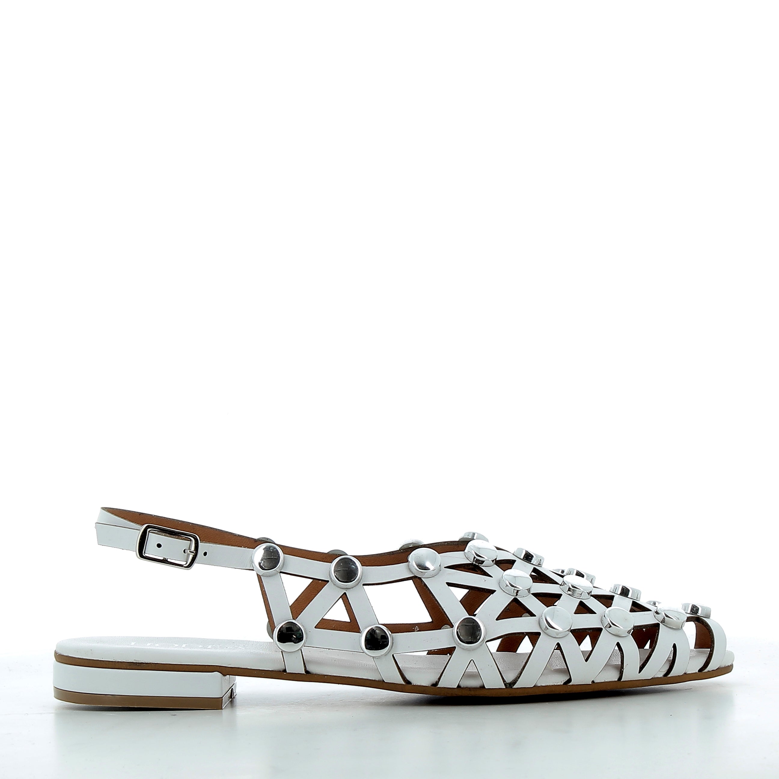 Hodea women's shoes PATTY01MIP25PEL WHITE