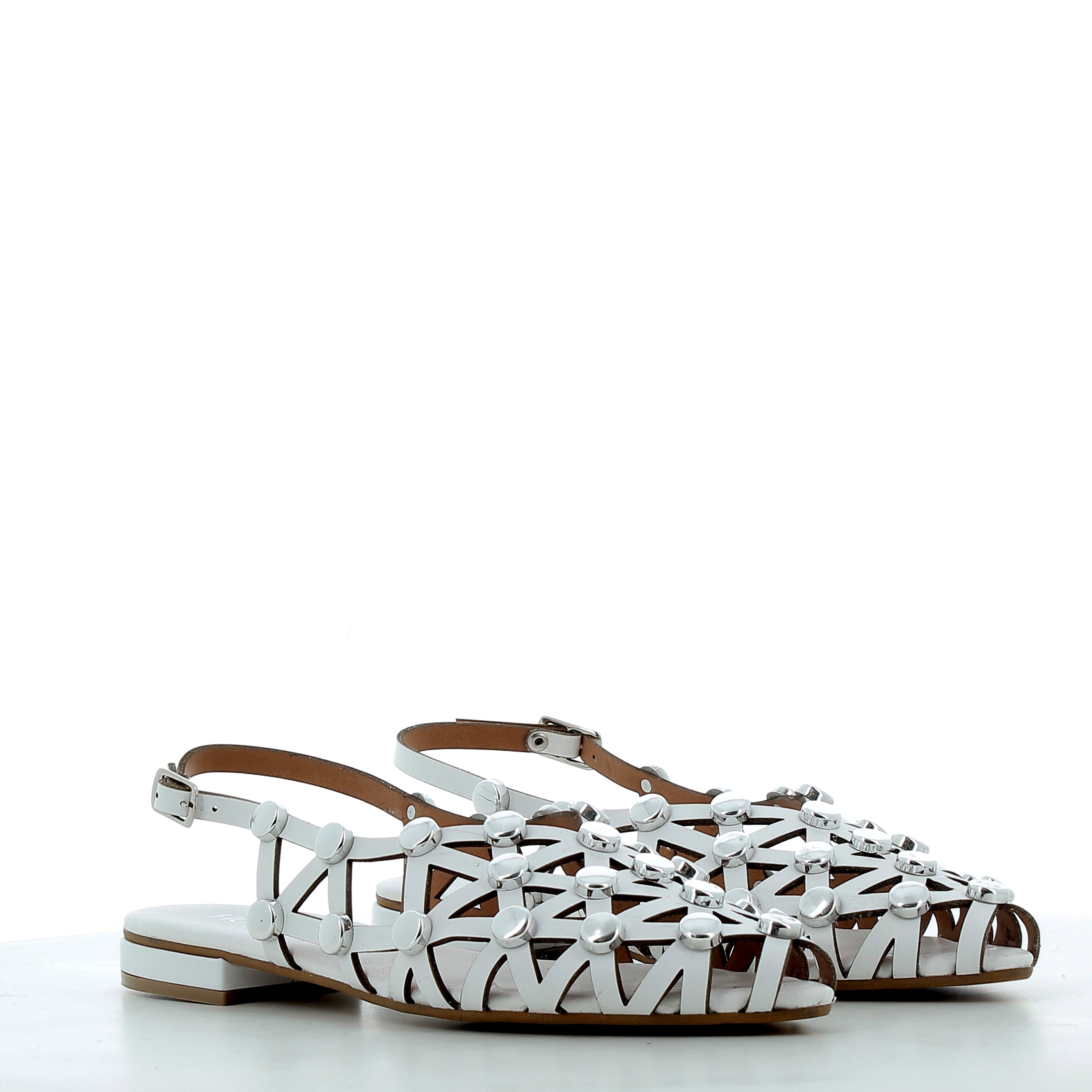 Hodea women's shoes PATTY01MIP25PEL WHITE