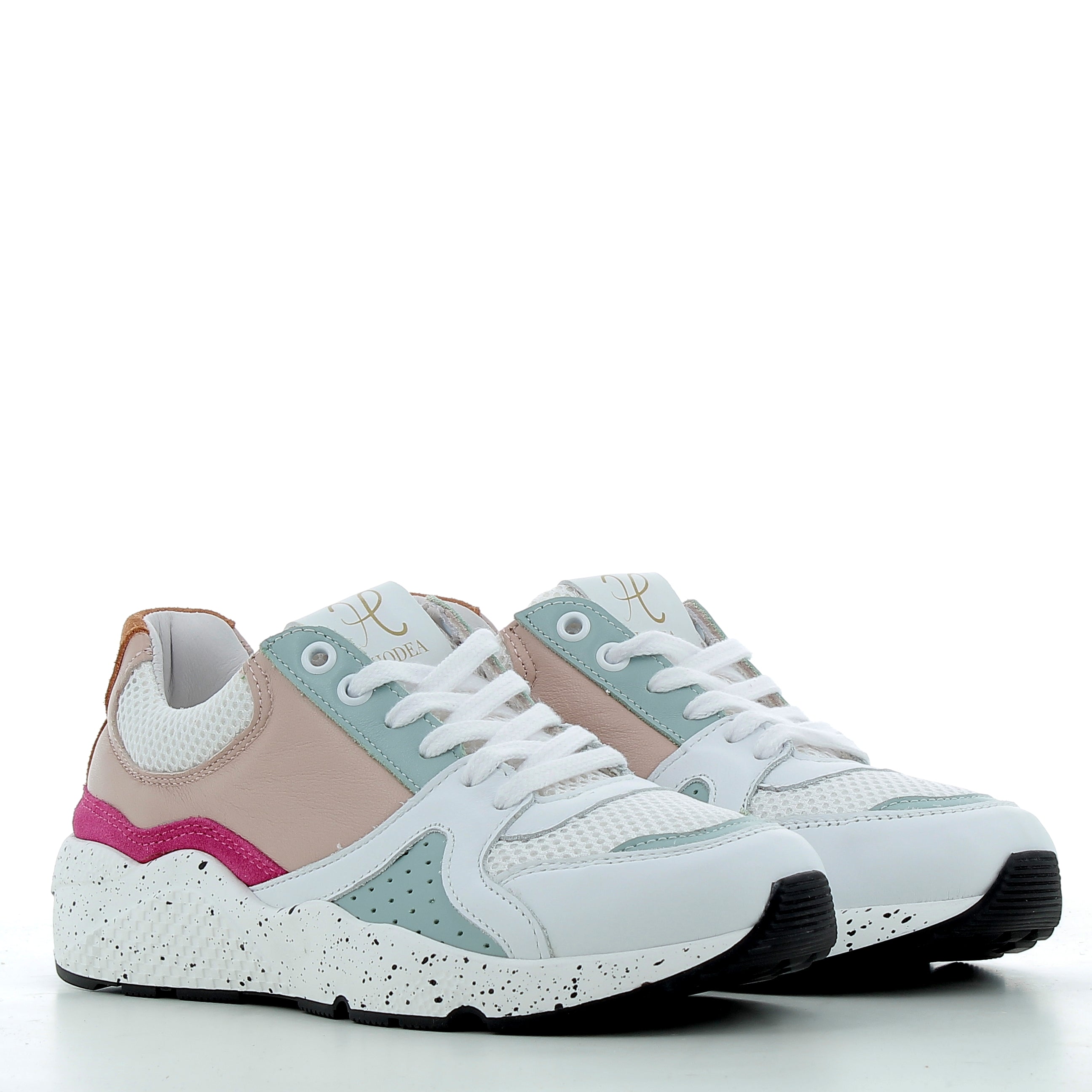 Hodea Sneakers Marika vera pelle Rosa