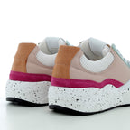 Hodea Sneakers Marika vera pelle Rosa