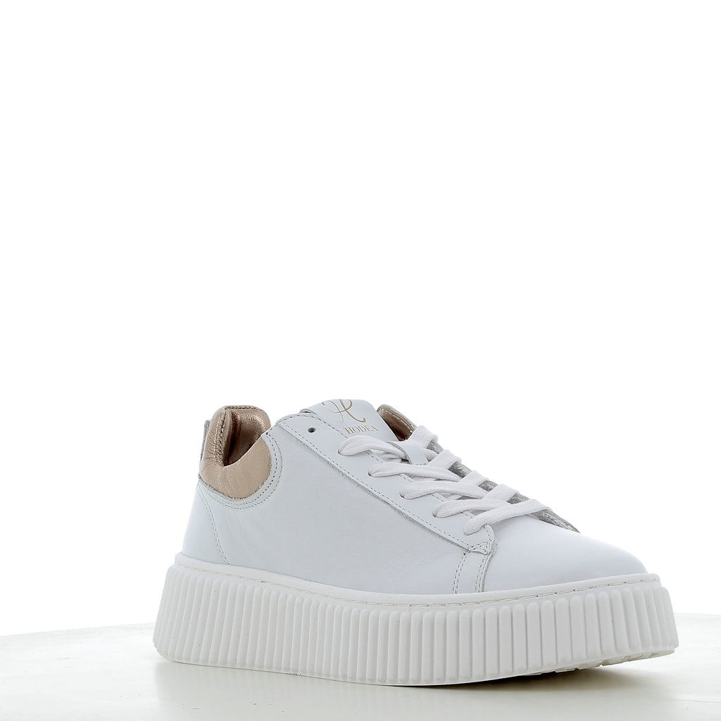 Buty damskie Hodea LINAPSP25 BIAŁE ZŁOTO