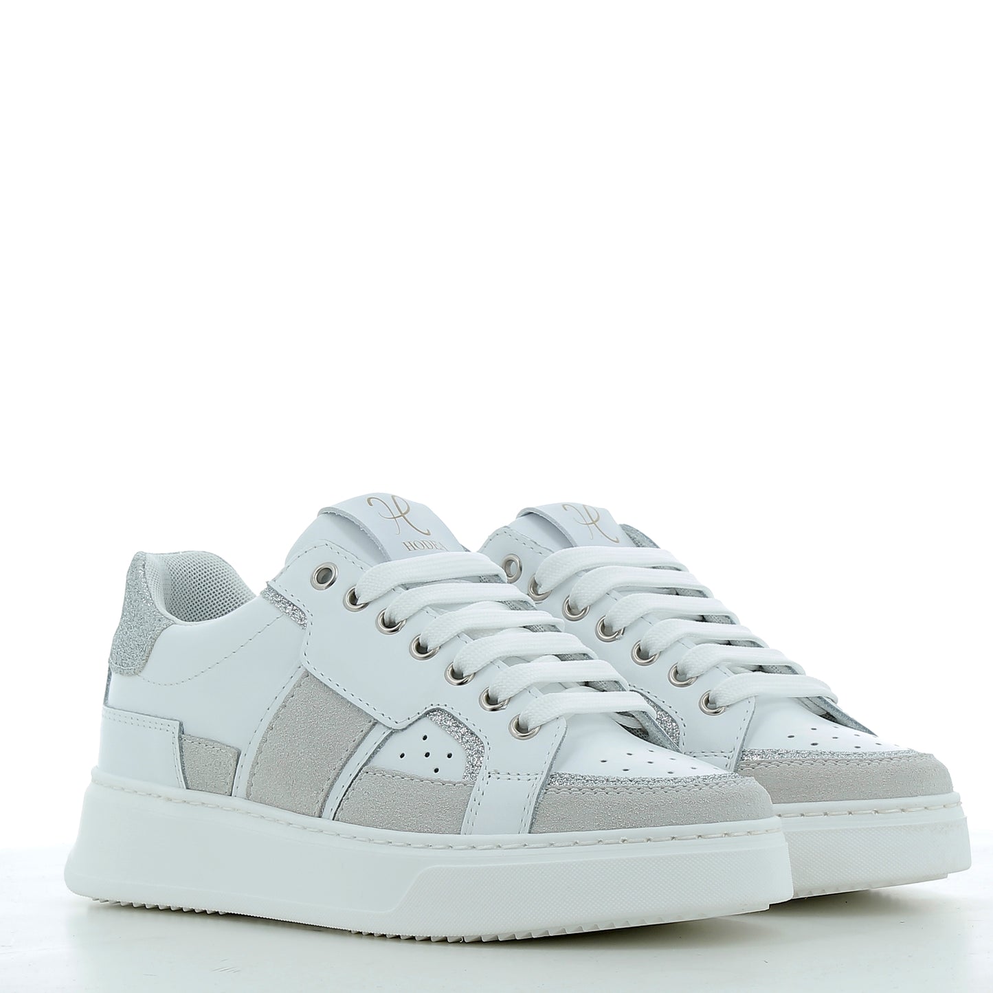 Scarpe Hodea donna DR15BCP25 BIANCO ARGENTO