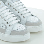 Buty damskie Hodea DR15BCP25 BIAŁO-SREBRNE 