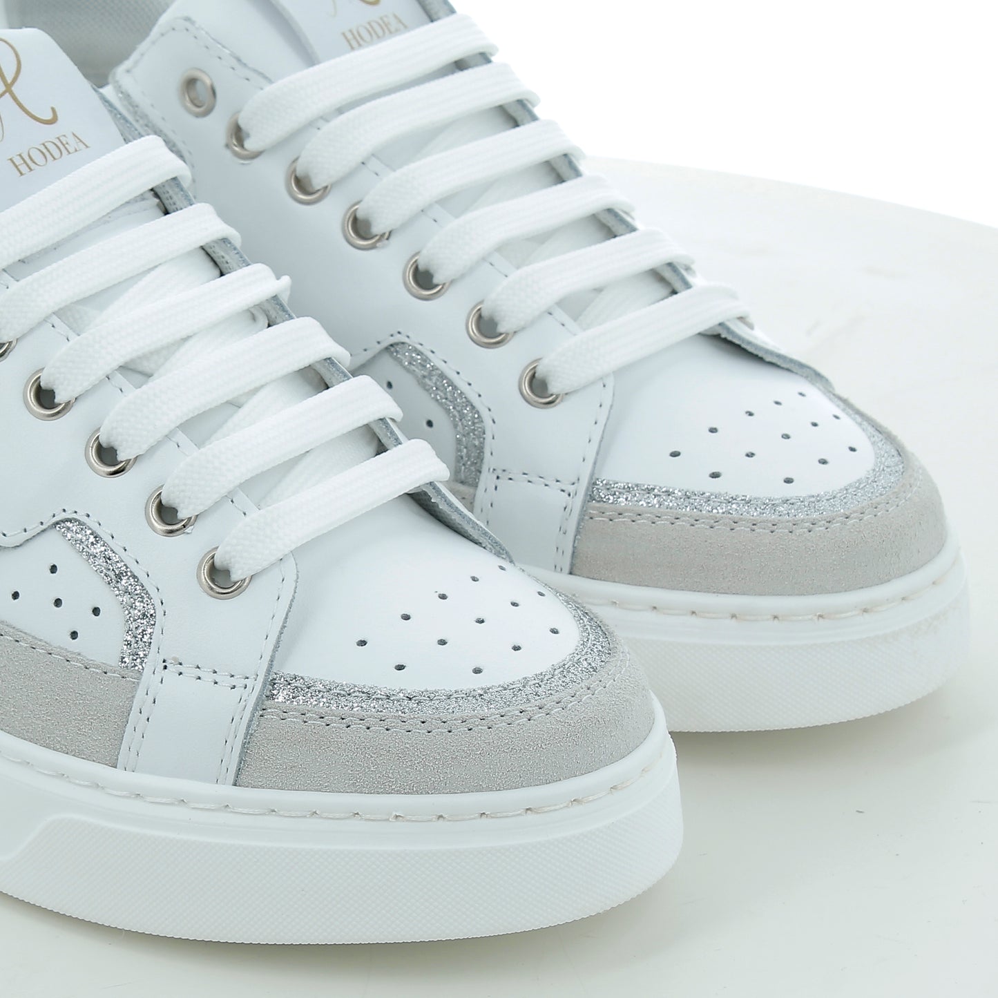 Scarpe Hodea donna DR15BCP25 BIANCO ARGENTO