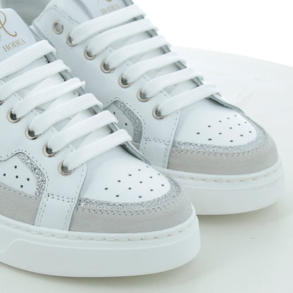 Scarpe Hodea donna DR15BCP25 BIANCO ARGENTO