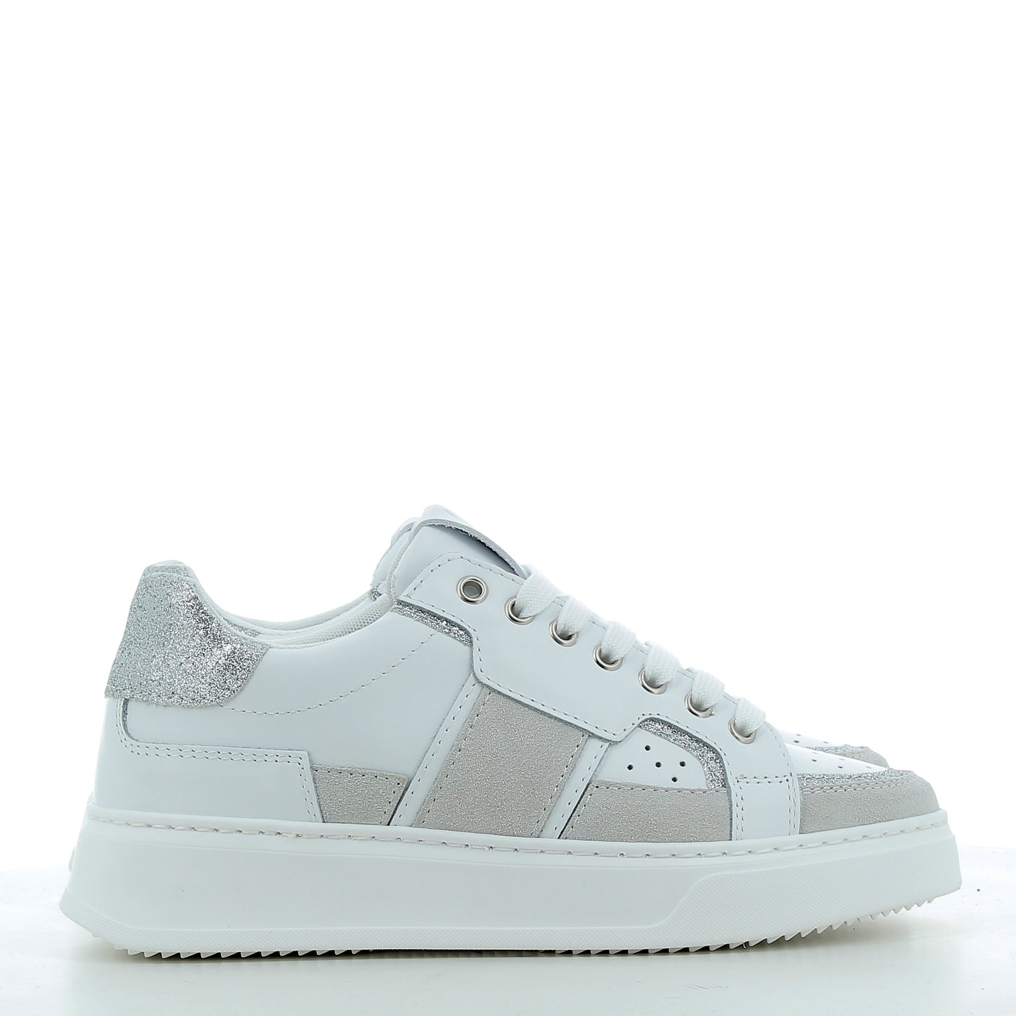 Scarpe Hodea donna DR15BCP25 BIANCO ARGENTO