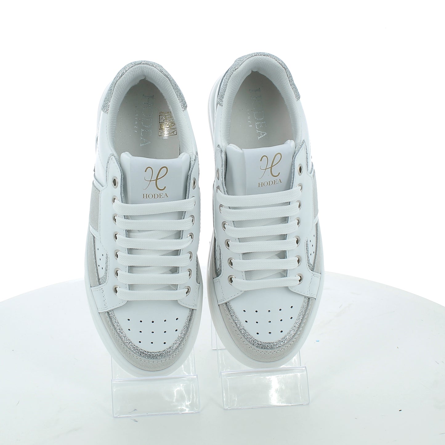 Scarpe Hodea donna DR15BCP25 BIANCO ARGENTO