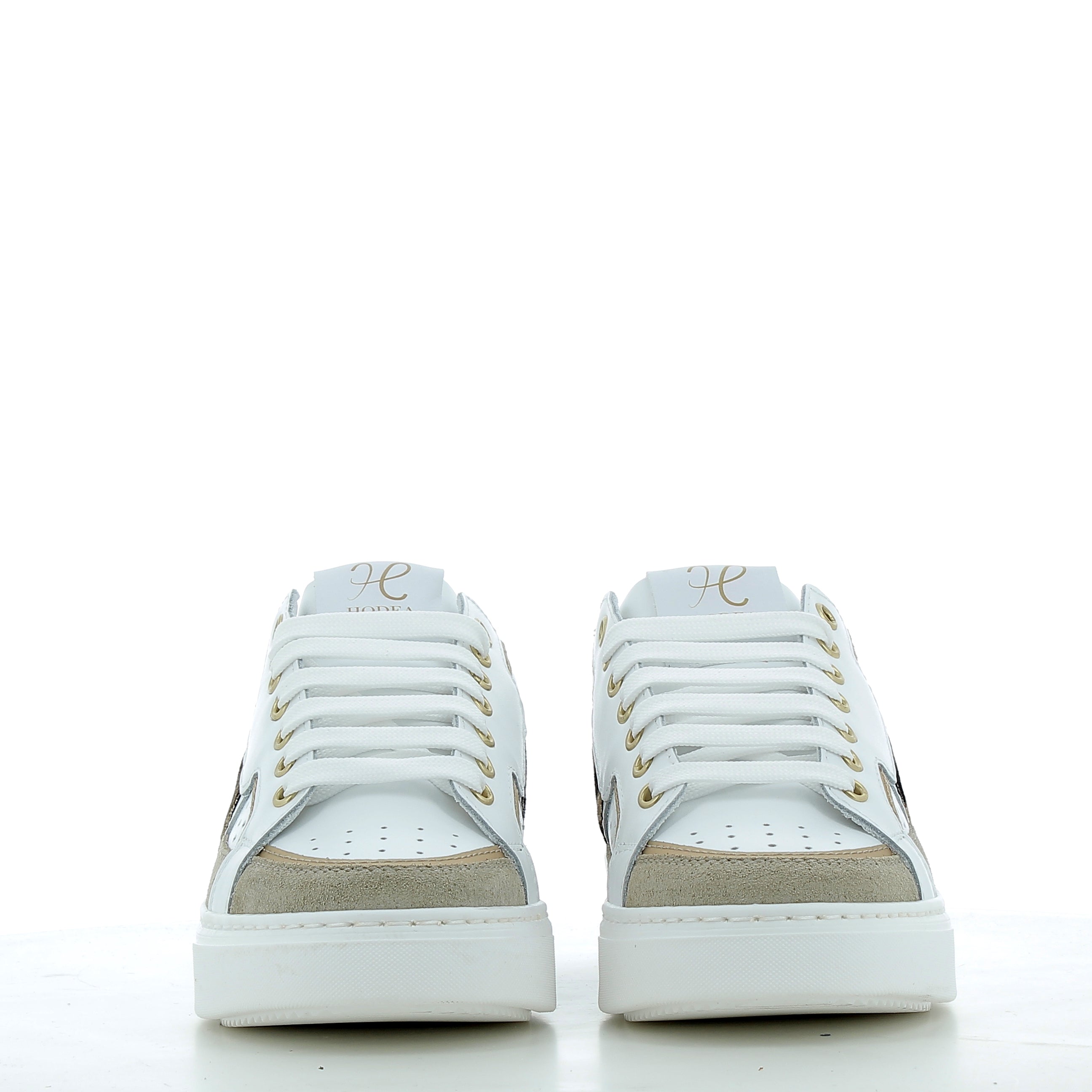 Hodea women's shoes DR15BCP25 MACULAT WHITE 