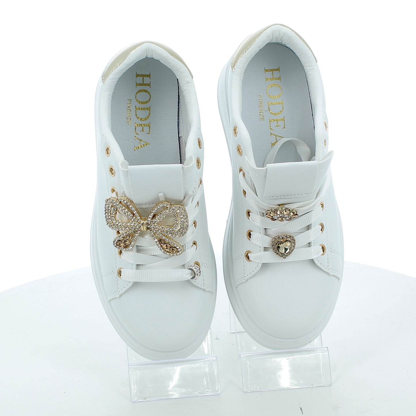 Scarpe Hodea donna N8052XSP25 BIANCO ORO