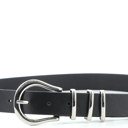 CintureHodea donna SIN04P25 NERO AERGENTO
