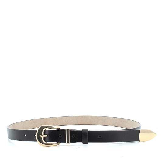 CintureHodea donna PEL04P25 NERO ORO