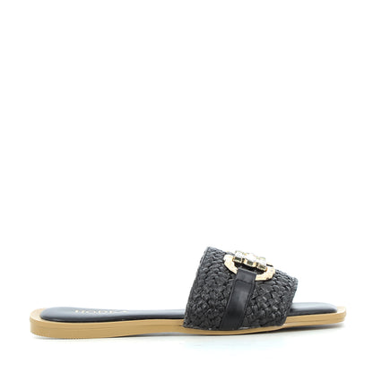 Scarpe Hodea donna 2520XSP25 RAFFIA NERO
