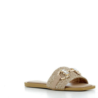 Scarpe Hodea donna 2520XSP25 RAFFIA BEIGE