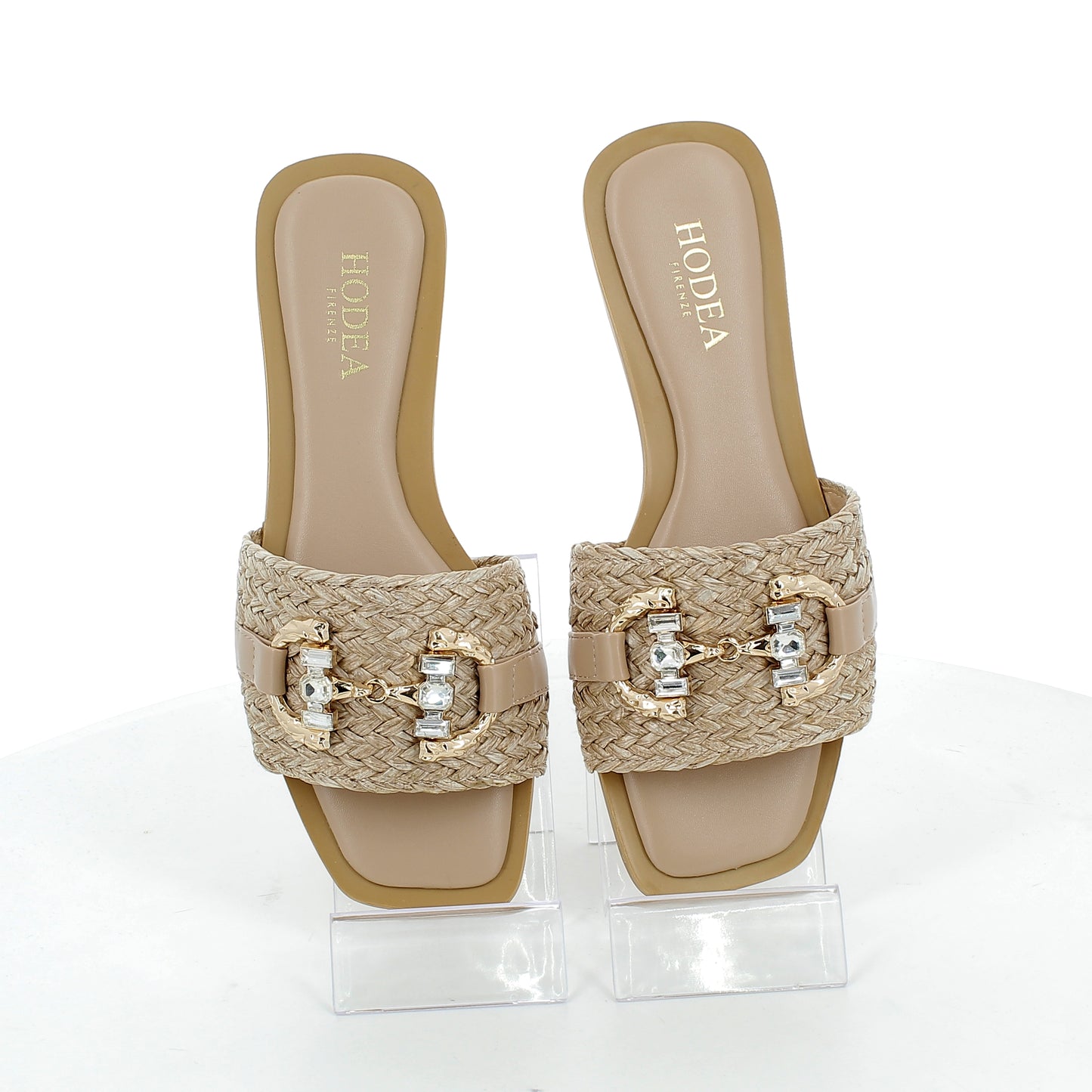Scarpe Hodea donna 2520XSP25 RAFFIA BEIGE