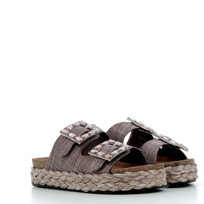 Scarpe Hodea donna 25178XSP25 RAFFIA BRONZO