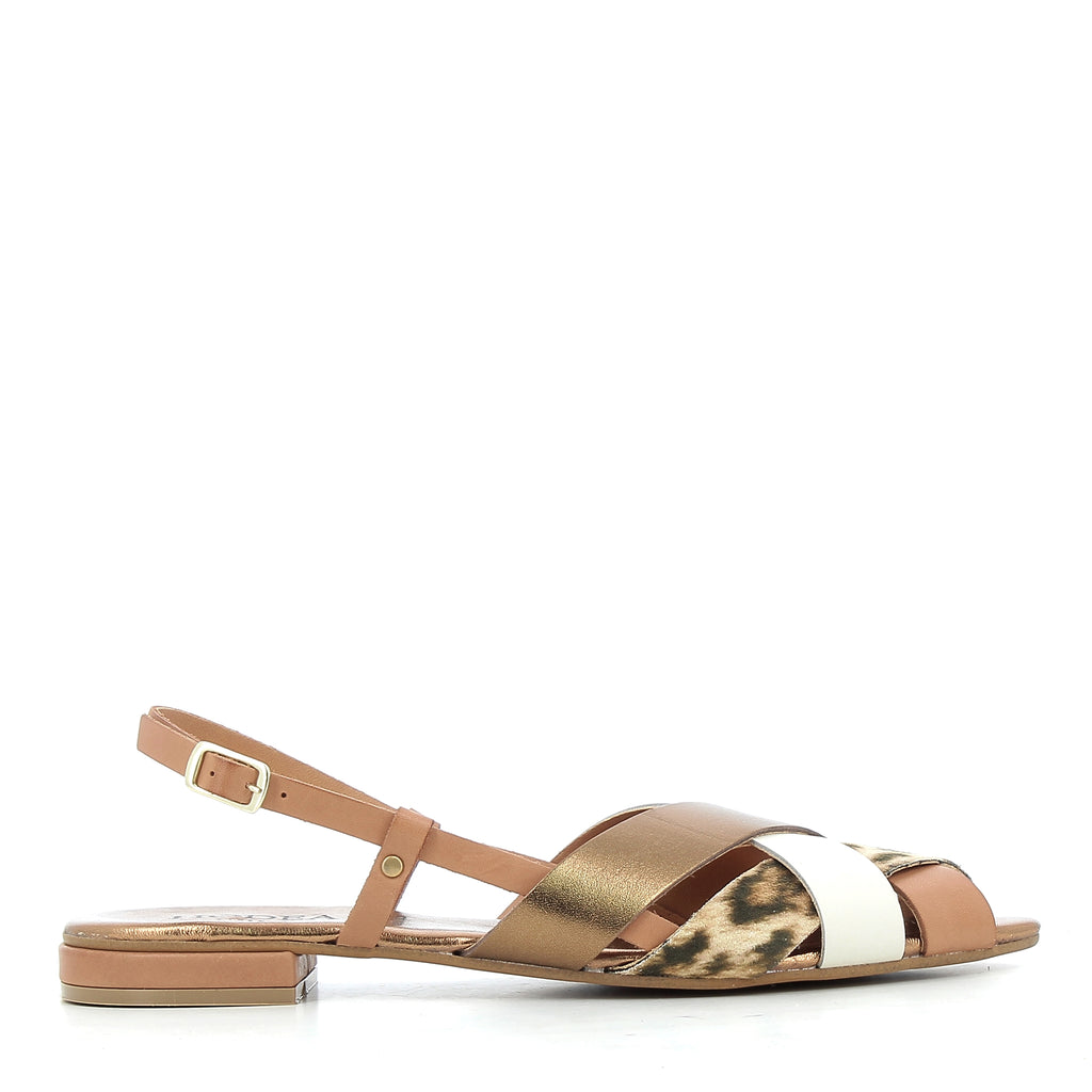 Hodea women's shoes PATTY02MIP25CUOIO LATTE