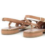 Hodea women's shoes PATTY02MIP25CUOIO LATTE