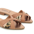 Hodea women's shoes PATTY03MIP25 SPOTTED LEATHER