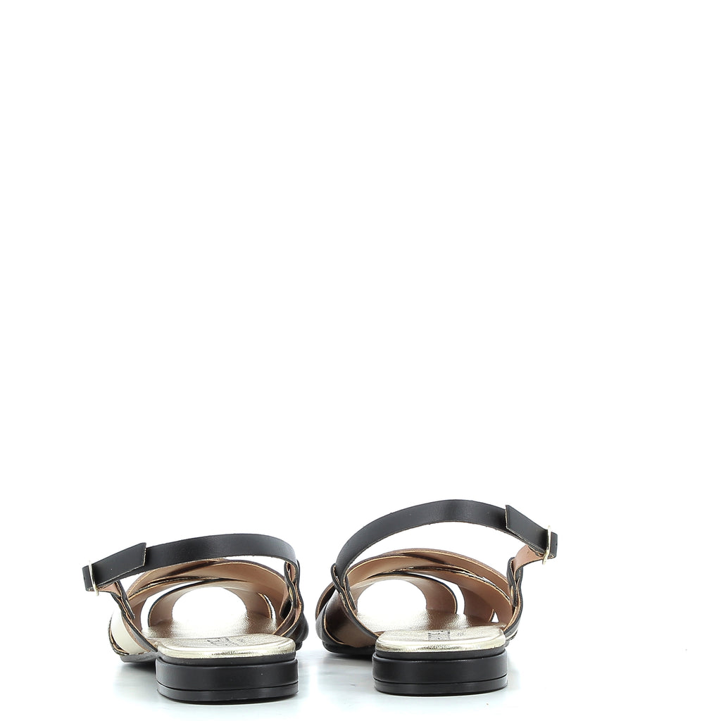 Hodea women's shoes PATTY02MIP25VIT BLACK BRONZ