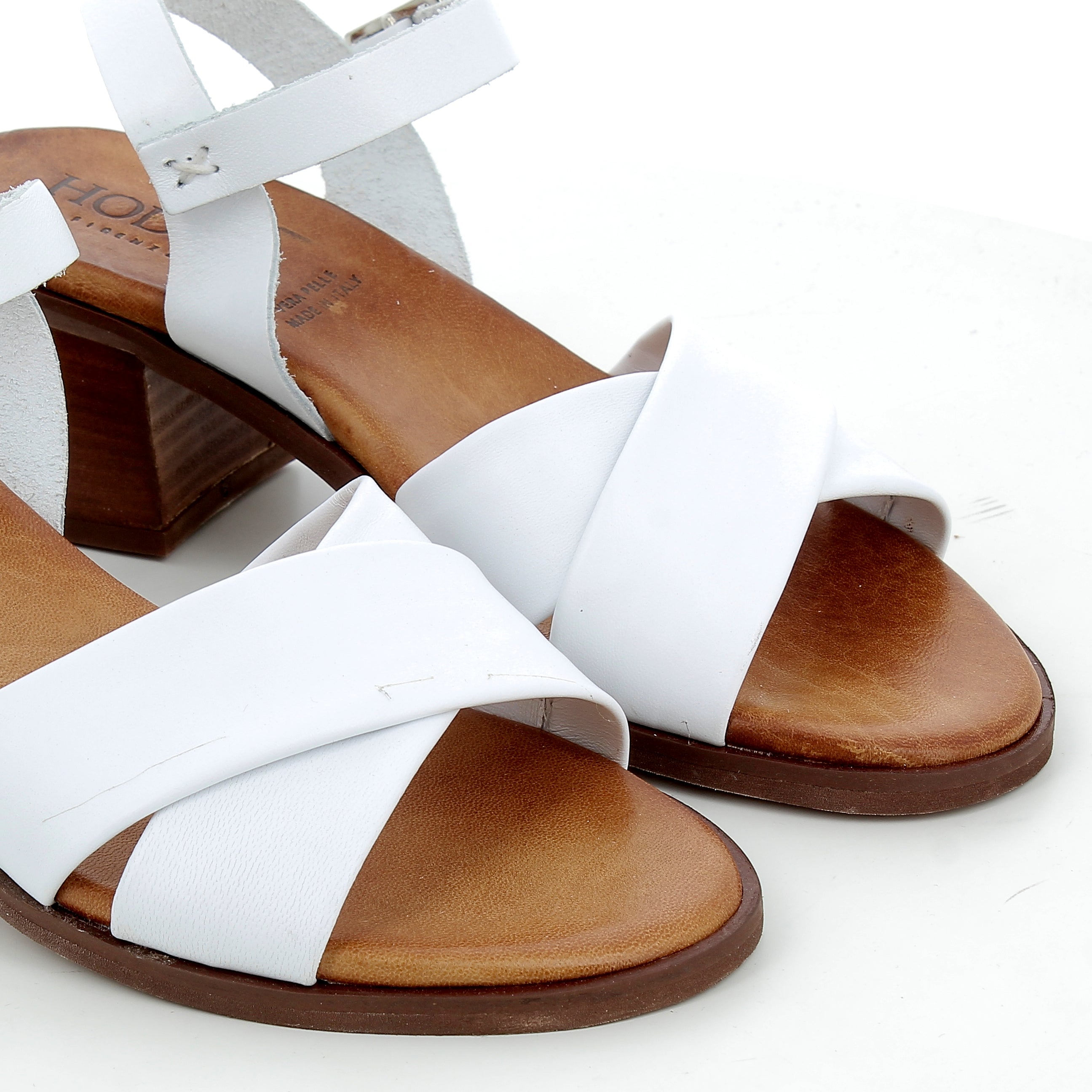 Buty damskie Hodea EVA48CHP25 BIAŁE