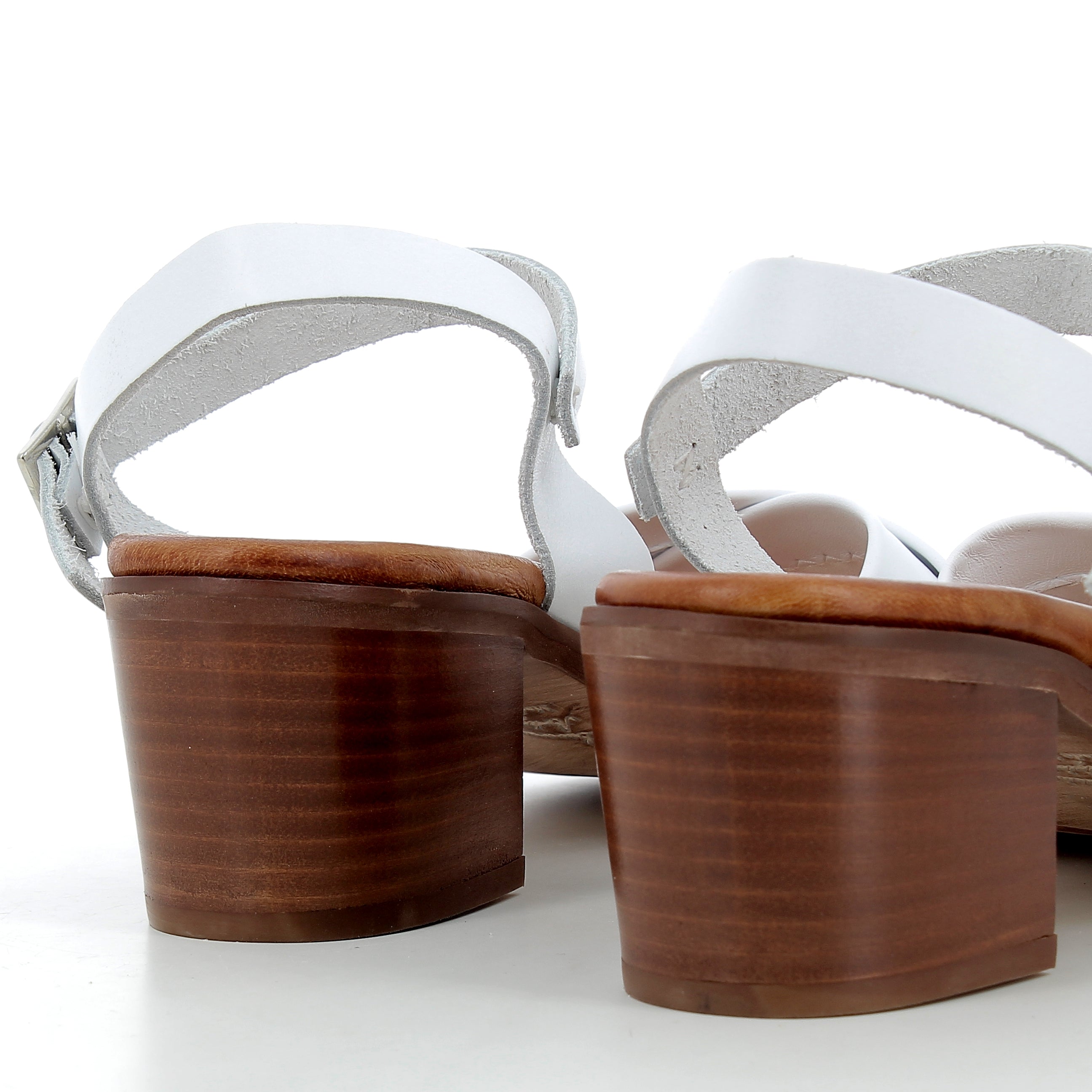 Buty damskie Hodea EVA48CHP25 BIAŁE