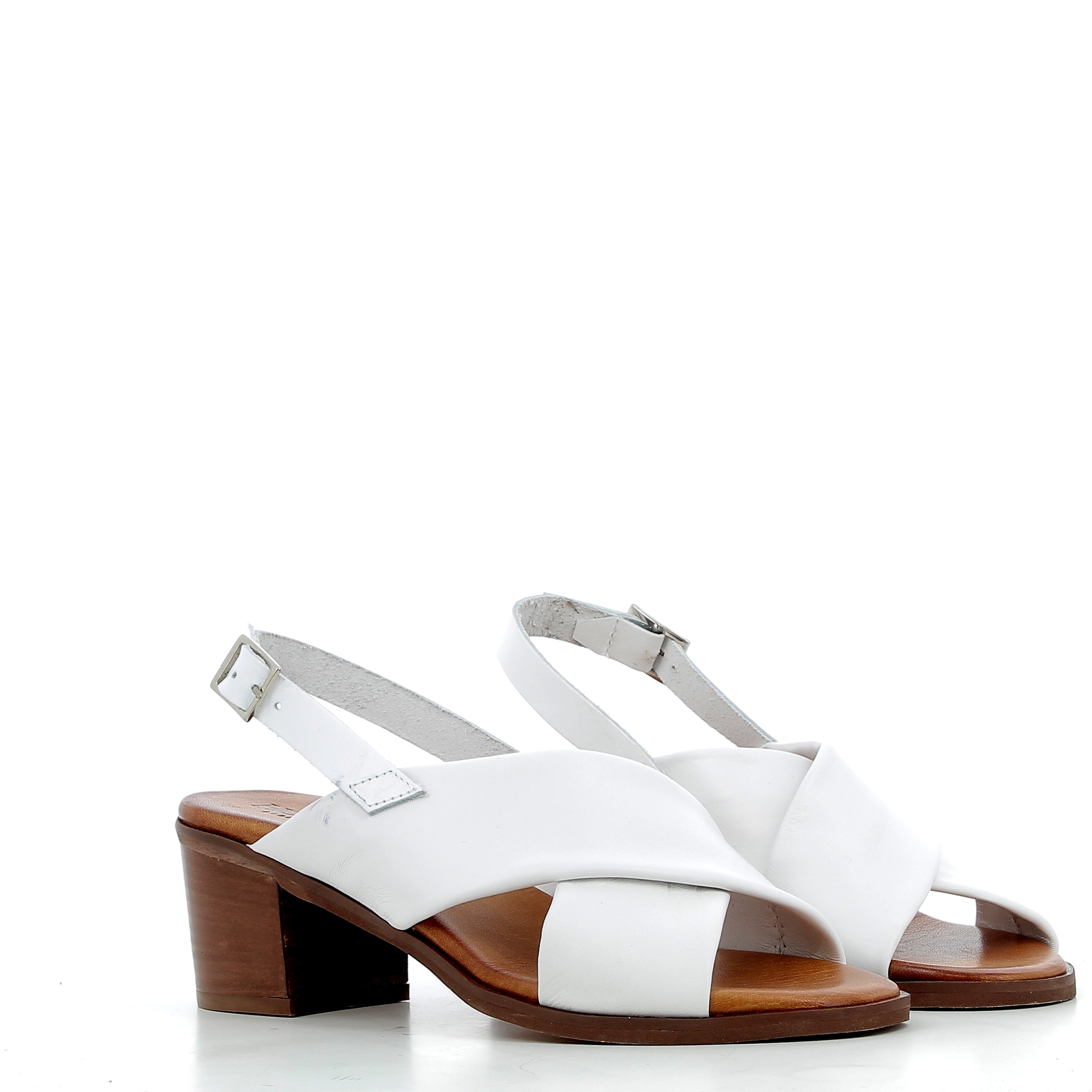 Buty damskie Hodea EVA79CHP25 BIAŁE