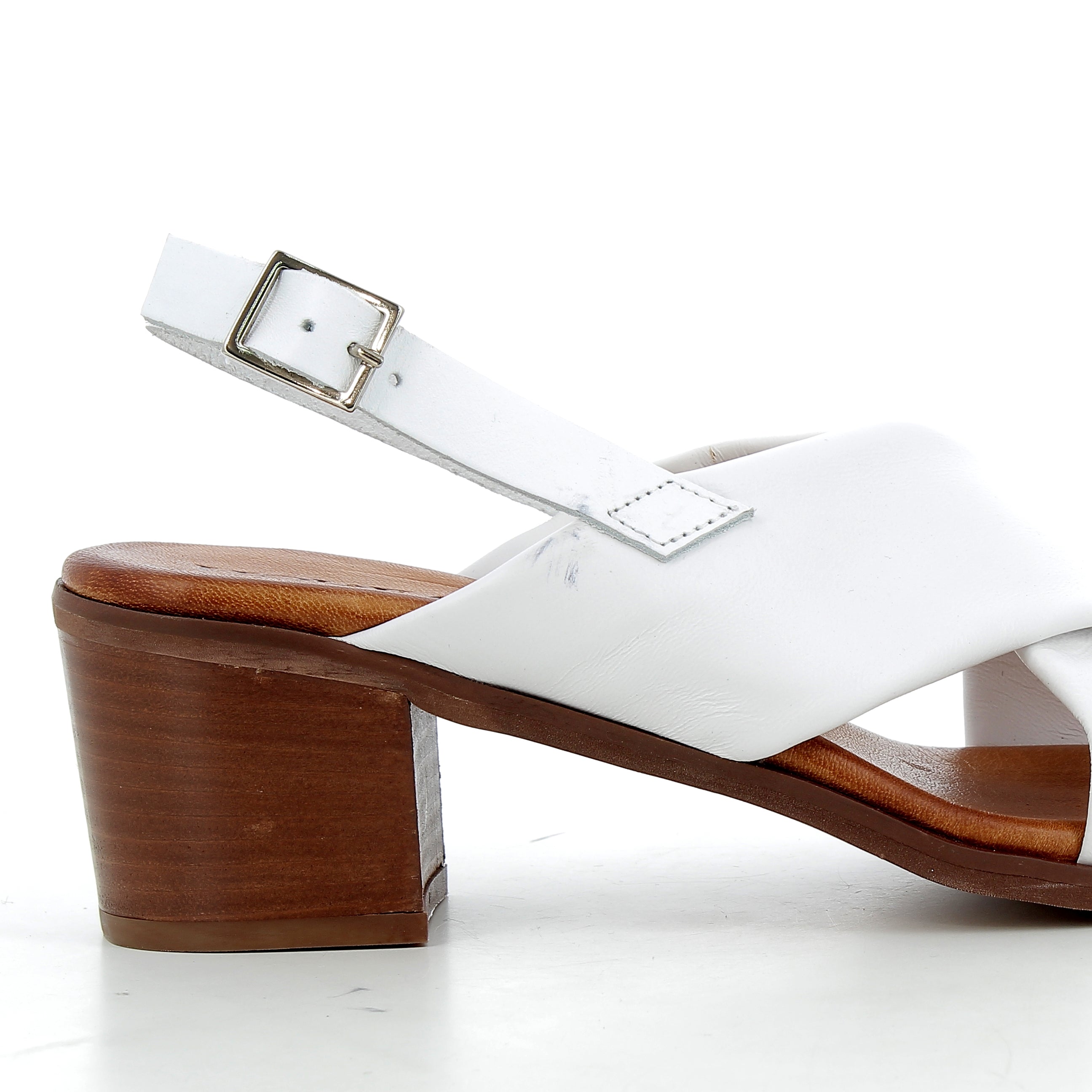 Buty damskie Hodea EVA79CHP25 BIAŁE