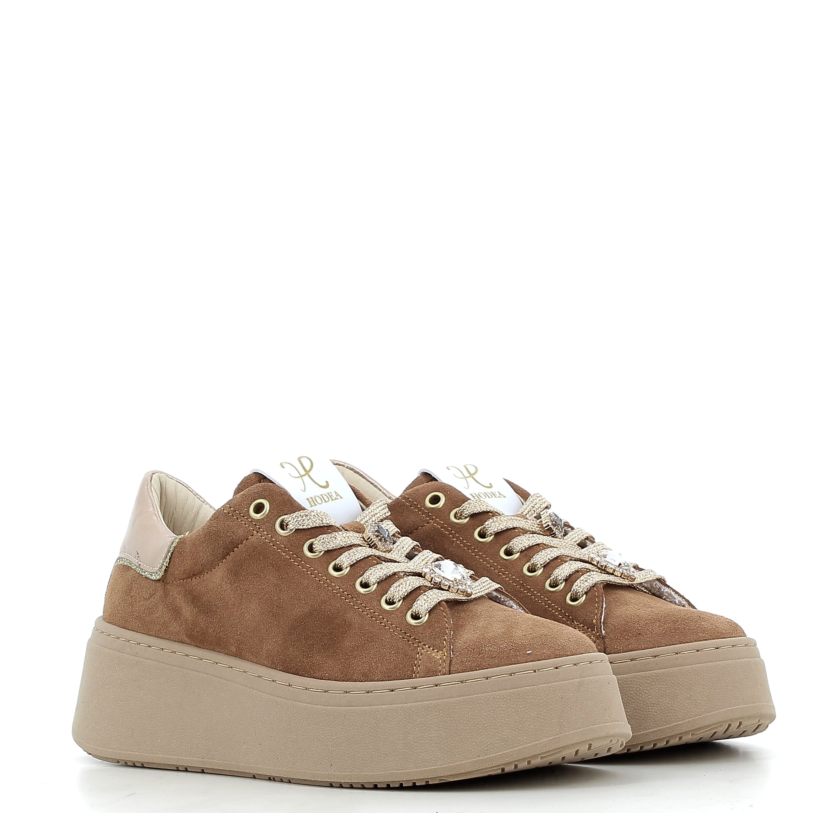 Scarpe Hodea donna ERIKAPSA25 CAM COGNAC