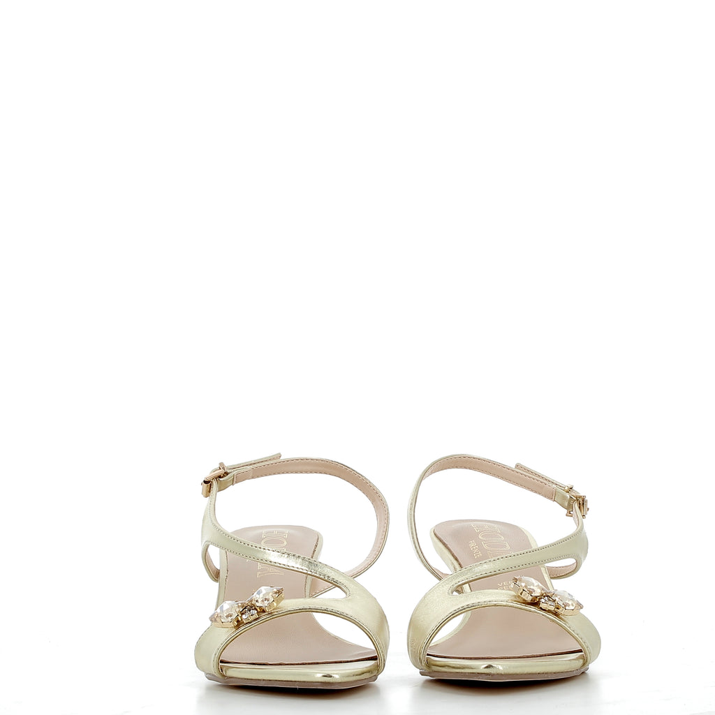 Hodea Jessica Platinum Sandals