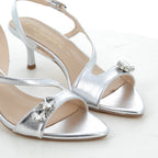 Hodea Jessica Silver Sandals